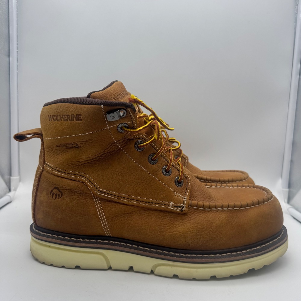 Wolverine Mens I-90 Durashocks Waterproof Plus Moc Toe Work Boots W201097 9.5M